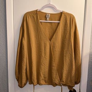 Worthington Wrap Blouse